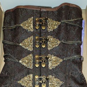 Violet Vixen Steampunk Steel Boning Corset